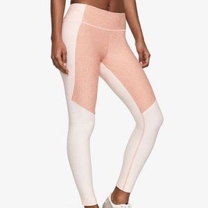 Outdoor Voices Pink Tri-Tone 7/8 Legging
